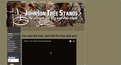 Desktop Screenshot of johnsontreestands.com